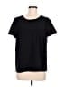 J.Crew Factory Store 100% Polyester Black Short Sleeve Top Size M - photo 1