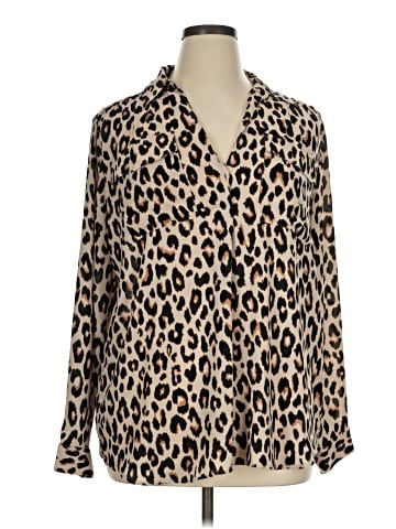 Ann Taylor Long Sleeve Blouse (view 1)