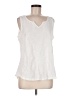 Ruff Hewn 100% Cotton White Sleeveless Blouse Size M - photo 1