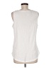 Ruff Hewn 100% Cotton White Sleeveless Blouse Size M - photo 2