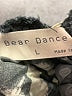 Bear Dance Print Black Casual Pants Size L - photo 8
