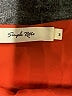 Simple Retro 100% Polyester Orange Cocktail Dress Size M - photo 7
