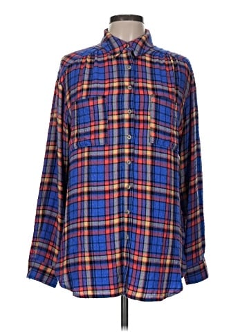 Pilcro Long Sleeve Button-Down Shirt (view 1)