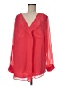Calvin Klein 100% Polyester Red 3/4 Sleeve Blouse One size - photo 1