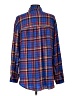 Pilcro Plaid Blue Long Sleeve Button-Down Shirt Size M - photo 2