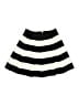Bloom 100% Polyester Stripes Black Skirt Size 10 - photo 1