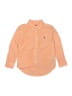 Ralph Lauren 100% Cotton Checkered-gingham Orange Long Sleeve Button-Down Shirt Size 5 - photo 1
