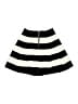 Bloom 100% Polyester Stripes Black Skirt Size 10 - photo 2