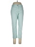 Ann Taylor Color Block Teal Casual Pants Size 10 Petite - photo 1