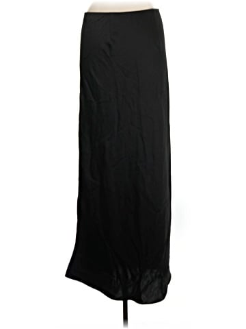 Madewell Satin Maxi Slip Skirt (view 2)