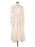 Unbranded Floral Ivory Casual Dress Size L - photo 1