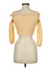 Zara Yellow 3/4 Sleeve Blouse Size 8 - photo 2