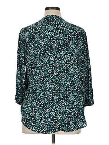 Dana Buchman 3/4 Sleeve Blouse (view 2)