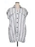 Madewell 100% Linen Stripes White Sleeveless Button-Down Shirt Size XL - photo 1