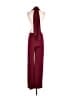 Fashion Nova Solid Burgundy Jumpsuit Size S - photo 2