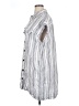 Madewell 100% Linen Stripes White Sleeveless Button-Down Shirt Size XL - photo 5
