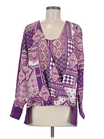 IMAN Long Sleeve Blouse (view 1)
