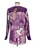 IMAN 100% Polyester Purple Long Sleeve Blouse Size M - photo 2