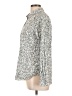 Garnet Hill Print Gray Long Sleeve Button-Down Shirt Size 10 - photo 5