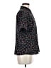 Notations 100% Polyester Floral Black Short Sleeve Blouse Size M - photo 4