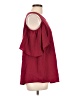Lane Bryant 100% Polyester Burgundy 3/4 Sleeve Blouse Size 14 - photo 4