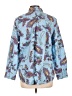 Talbots 100% Cotton Paisley Blue Long Sleeve Blouse Size 1X - photo 2