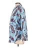 Talbots 100% Cotton Paisley Blue Long Sleeve Blouse Size 1X - photo 5