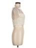 Pull&Bear Ivory Sleeveless Top Size M - photo 4
