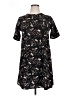 Glamorous 100% Polyester Print Black Casual Dress Size 14 (tall) - photo 1