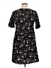 Glamorous 100% Polyester Print Black Casual Dress Size 14 (tall) - photo 2