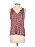 One September 100% Polyester Red Sleeveless Blouse Size XS - photo 1