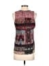 One September 100% Polyester Red Sleeveless Blouse Size XS - photo 2