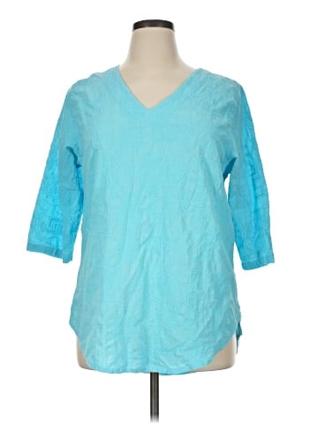 Sea Breeze of California 3/4 Sleeve Top (view 1)