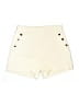 Zara Solid Ivory Shorts Size L - photo 1