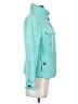 Unbranded 100% Silk Tweed Teal Jacket Size 2 - photo 4