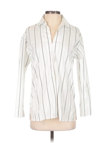 Lafayette 148 New York Long Sleeve Blouse (view 1)