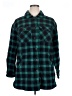 Torrid 100% Cotton Plaid Teal Jacket Size 1X Plus (1) - photo 1