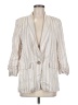 Ellen Tracy Stripes Ivory Blazer Size M - photo 1