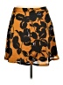 The Limited 100% Polyester Print Orange Casual Skirt Size 14 - photo 2