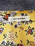 Max Studio 100% Polyester Yellow Short Sleeve Blouse Size L - photo 7
