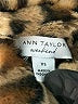 Ann Taylor 100% Polyester Animal Print Brown Faux Fur Jacket Size XS - photo 6