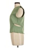 Zara 100% Polyester Green Sleeveless Blouse Size M - photo 5