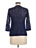 Willi Smith Blue 3/4 Sleeve Top Size M - photo 2