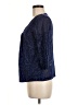Willi Smith Blue 3/4 Sleeve Top Size M - photo 5