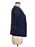 Willi Smith Blue 3/4 Sleeve Top Size M - photo 4