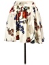 Express 100% Polyester Floral Ivory Casual Skirt Size 6 - photo 1
