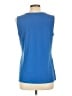 Susan Graver Blue Sleeveless T-Shirt Size M - photo 2