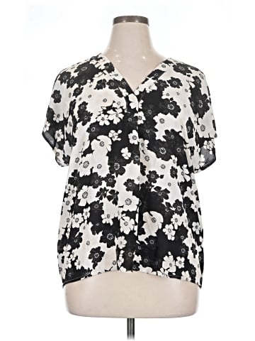 Ann Taylor Short Sleeve Blouse (view 1)
