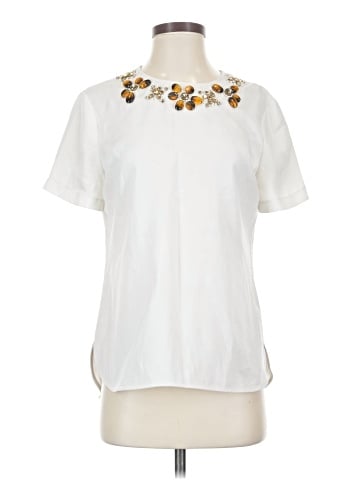 Ann Taylor Short Sleeve Blouse (view 1)