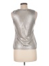 Zara Metallic Silver Sleeveless Top Size M - photo 2